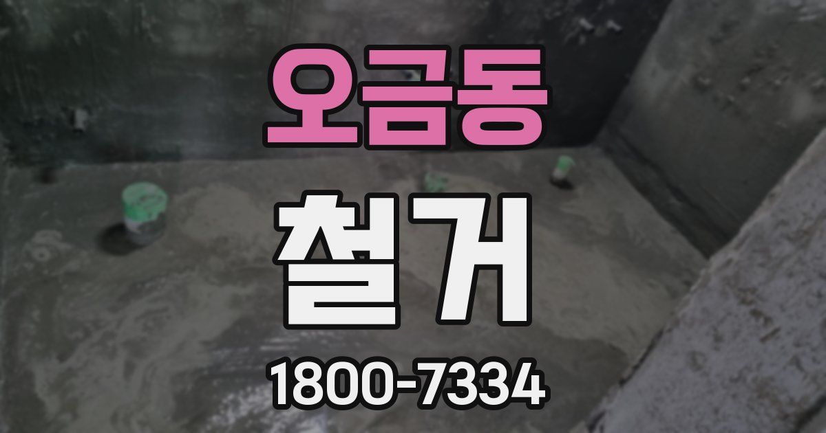 오금동 철거