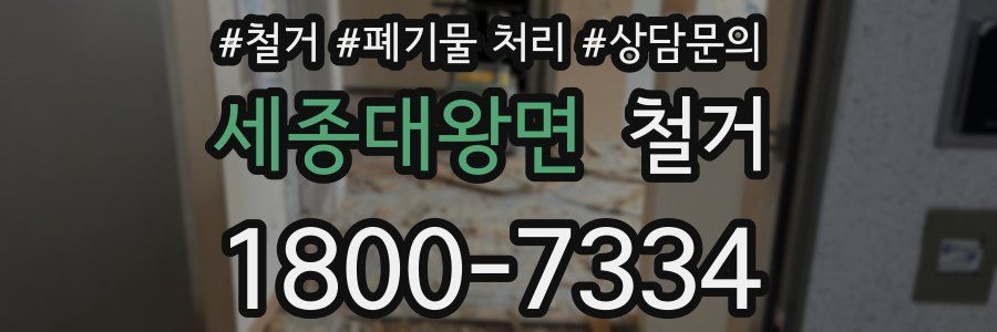세종대왕면 철거
