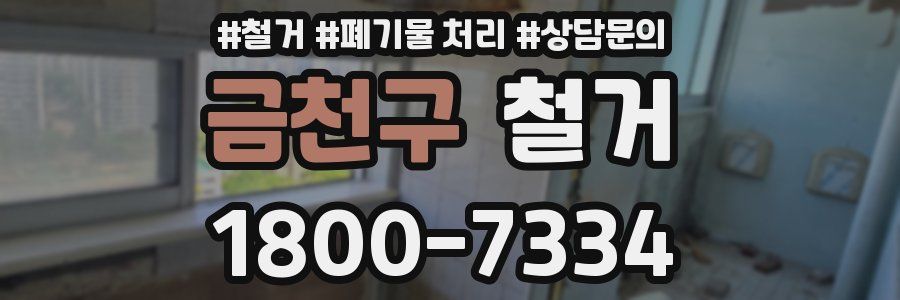 금천구 철거