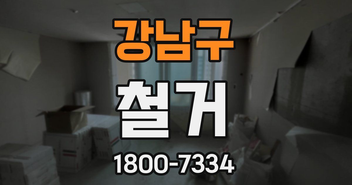 강남구 철거
