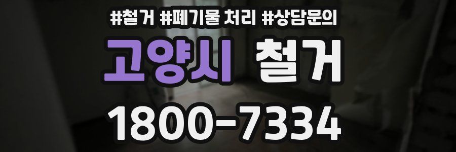 고양시 철거