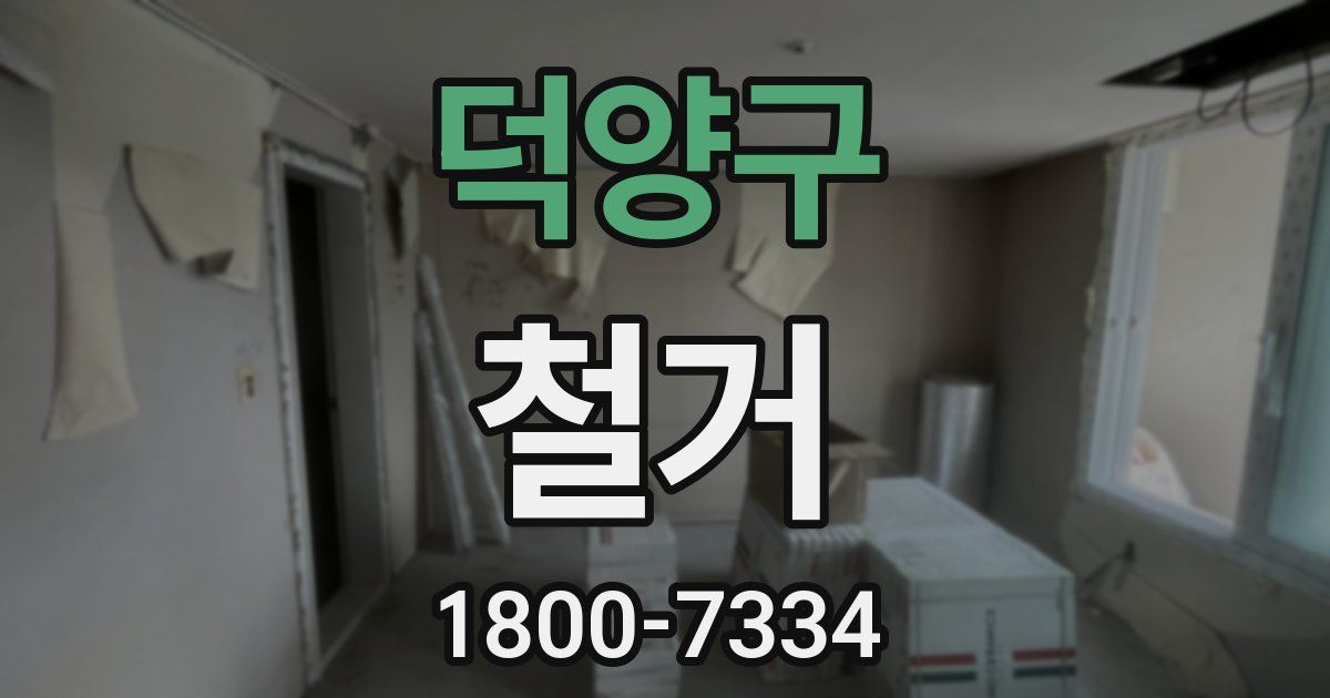 덕양구 철거