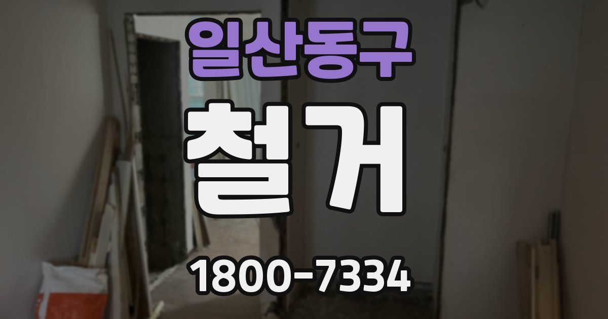 일산동구 철거