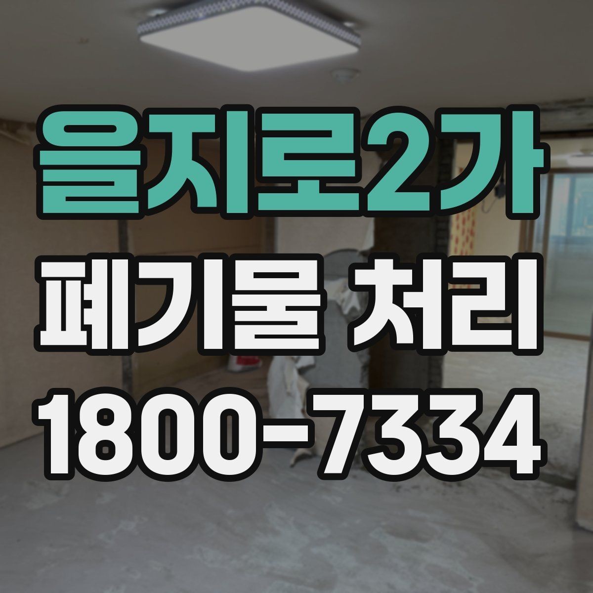 을지로2가 폐기물 처리 요청이 많은 상황과 대응법