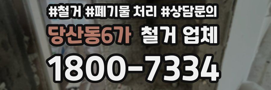 당산동6가 철거 업체