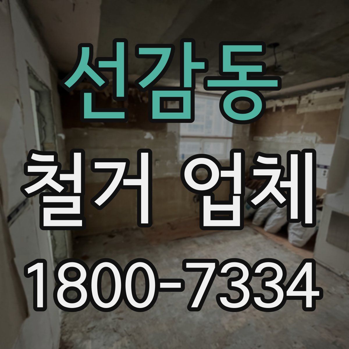 선감동 철거 업체