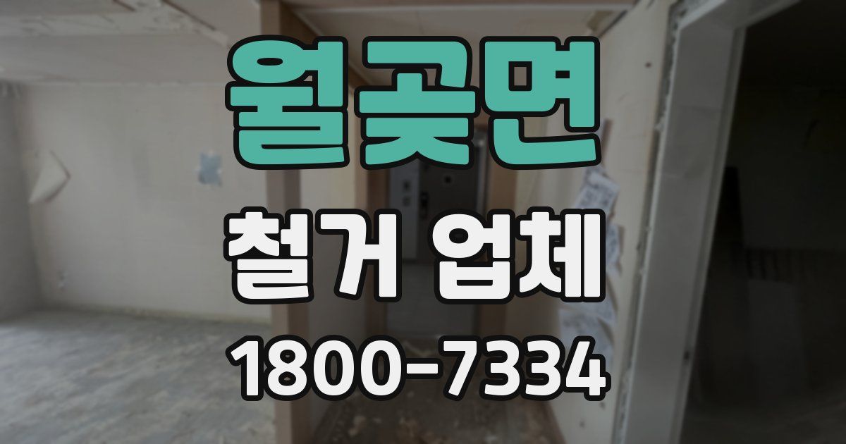월곶면 철거 업체