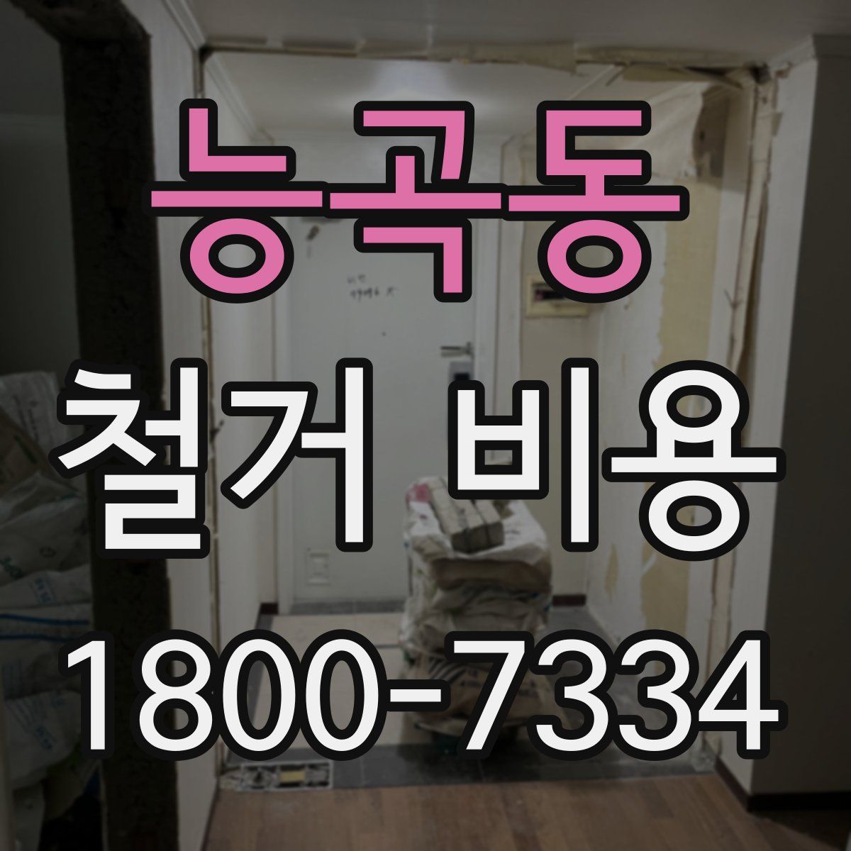 능곡동 철거 비용