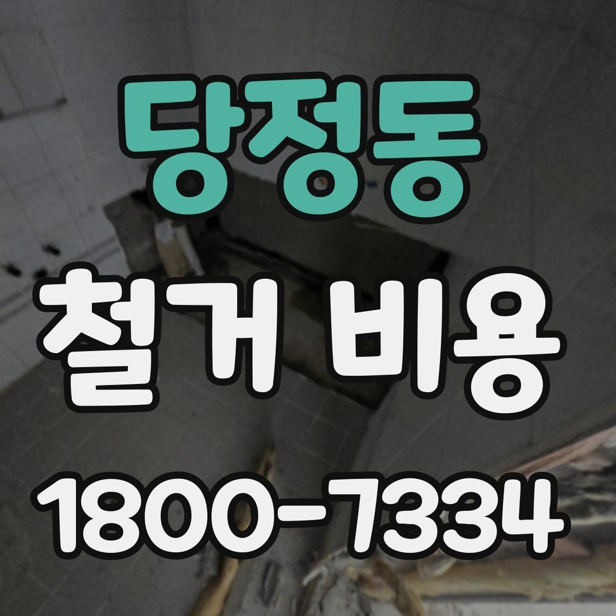 당정동 철거 비용 산출 전 현장 방문이 필요한 이유