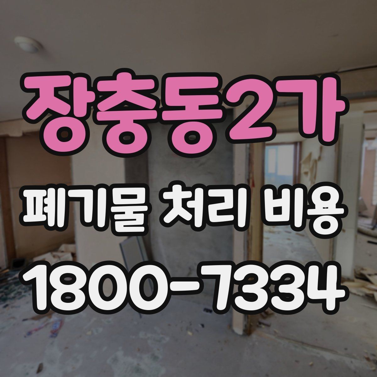 장충동2가 폐기물 처리 비용 알아보기 전 확인할 점