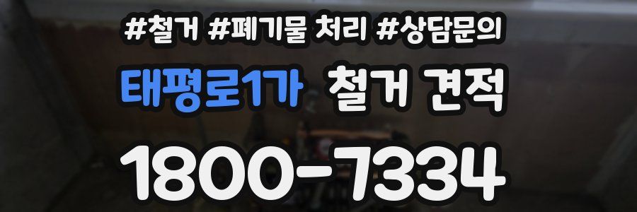 태평로1가 철거 견적
