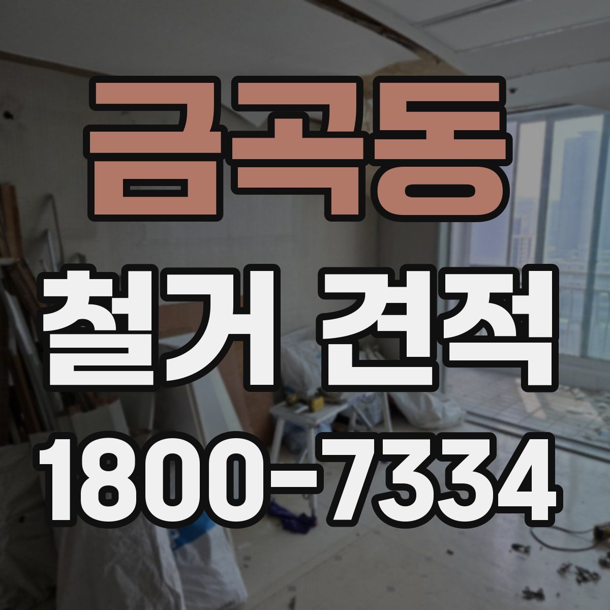 금곡동 철거 견적
