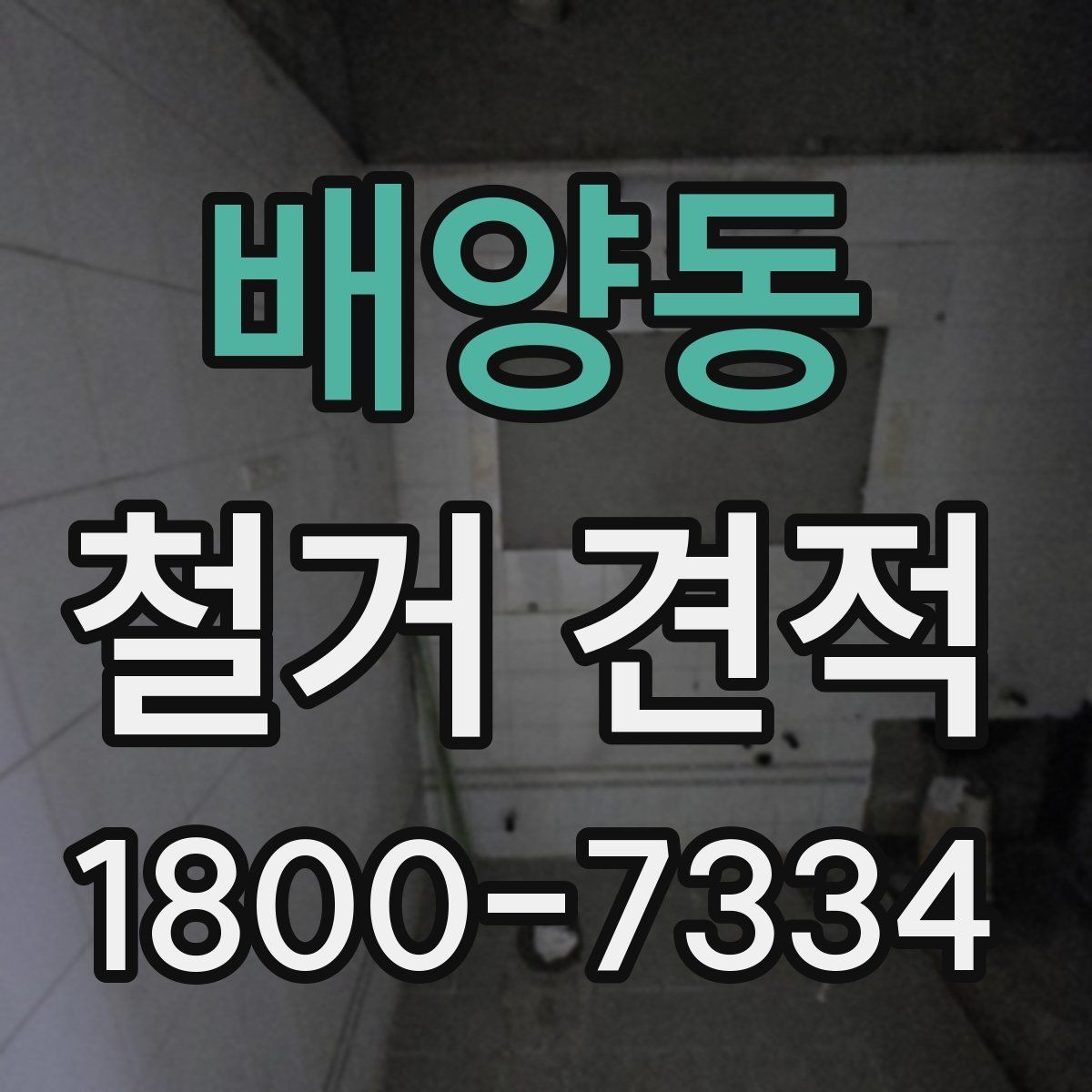 배양동 철거 견적 비교 전에 공통 항목 정리하기