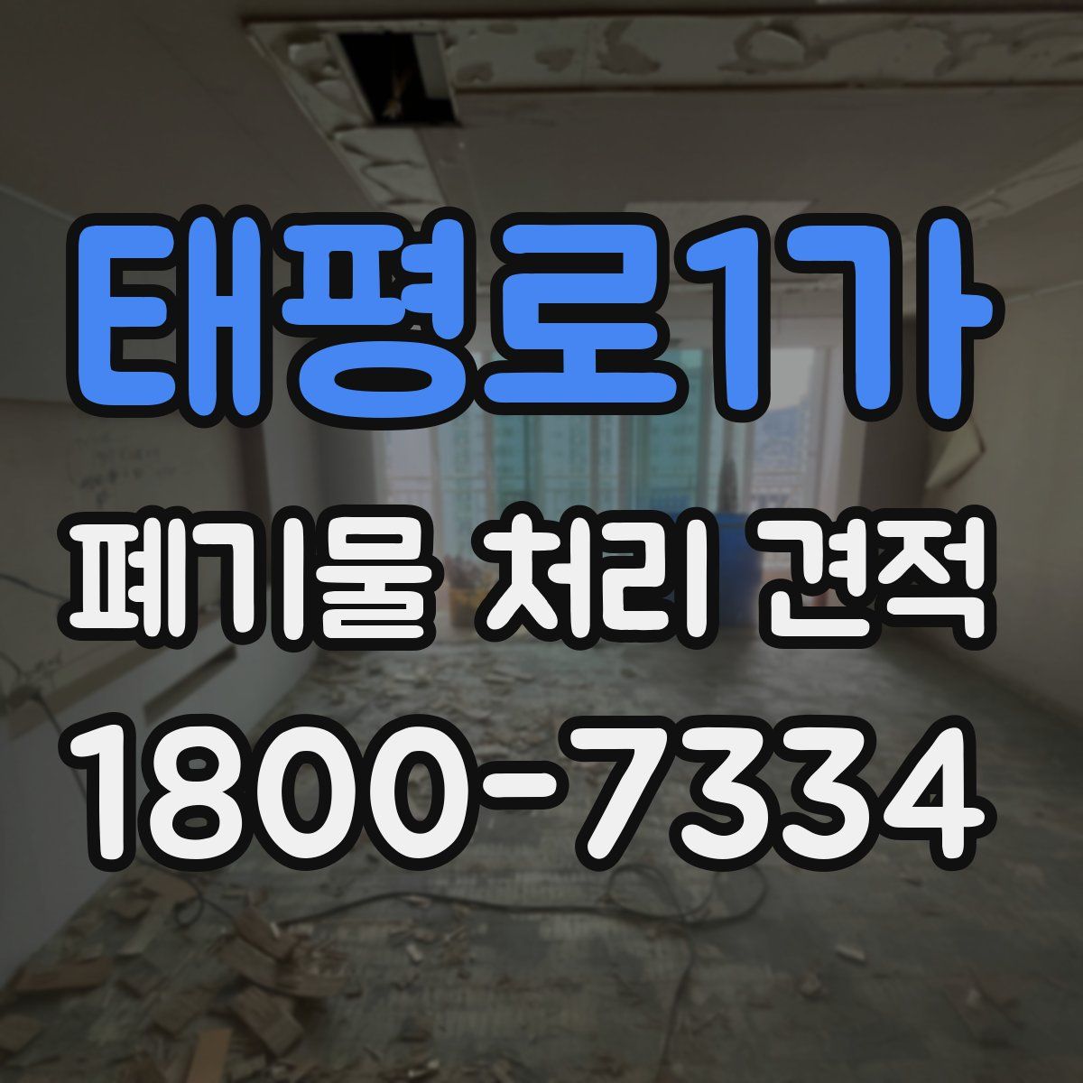 태평로1가 폐기물 처리 견적