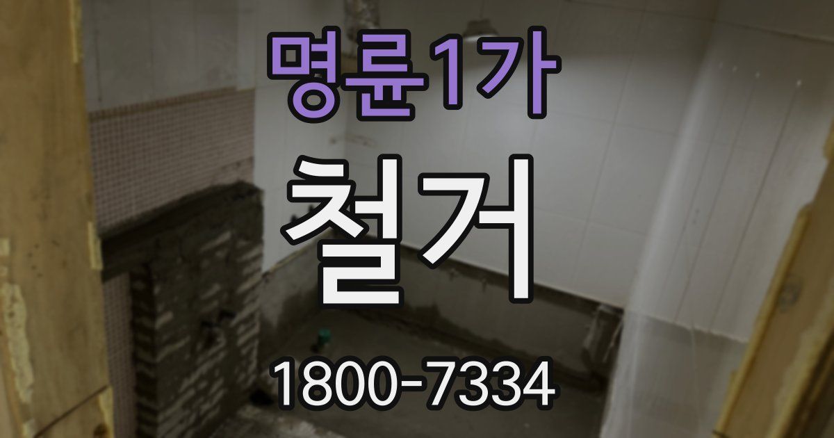 명륜1가 철거