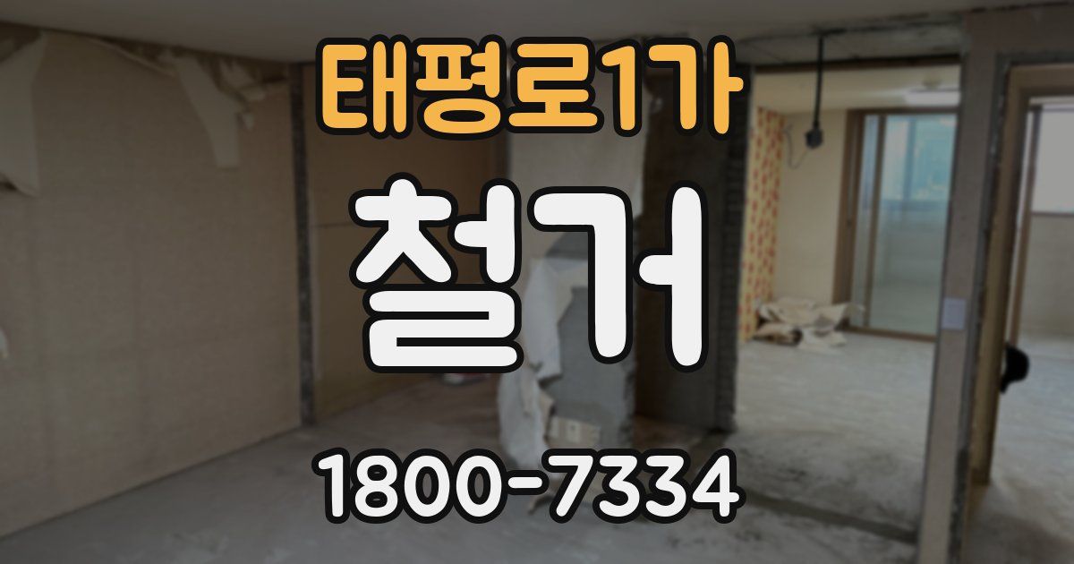 태평로1가 철거