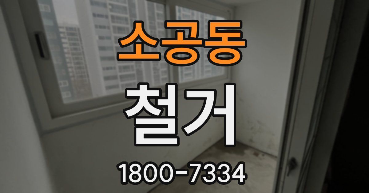 소공동 철거