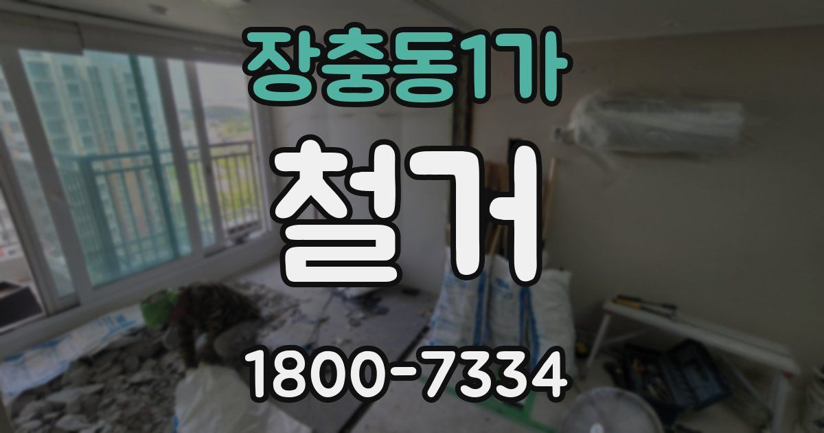 장충동1가 철거