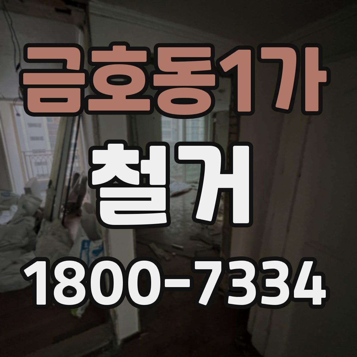 금호동1가 철거 전 벽체와 바닥 상태 점검하기