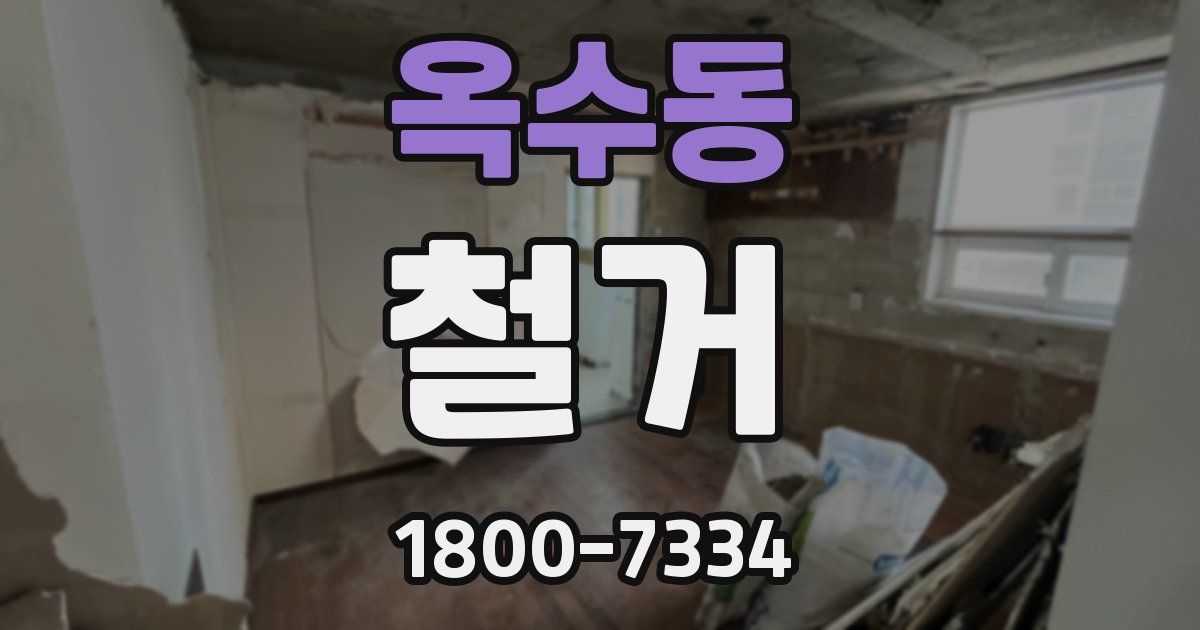 옥수동 철거