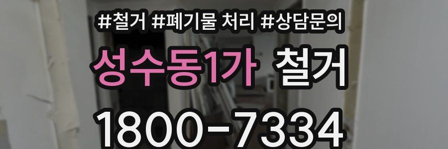 성수동1가 철거