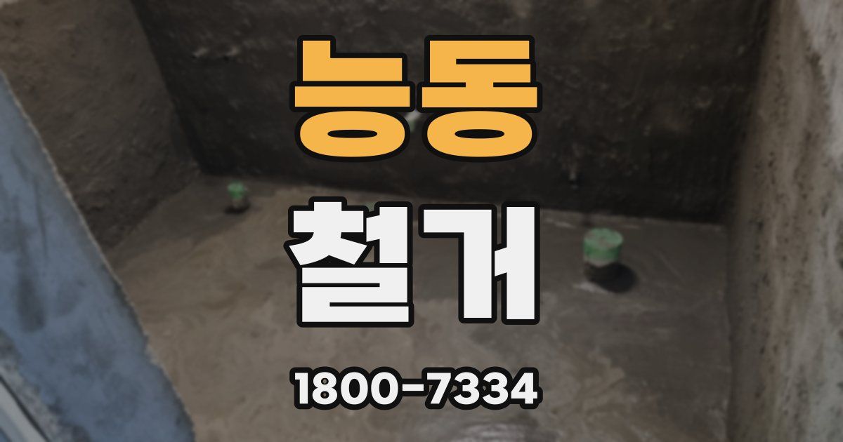 능동 철거