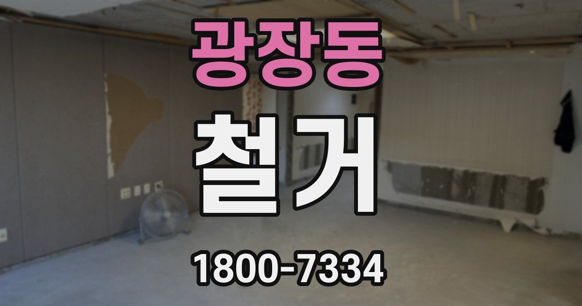 광장동 철거