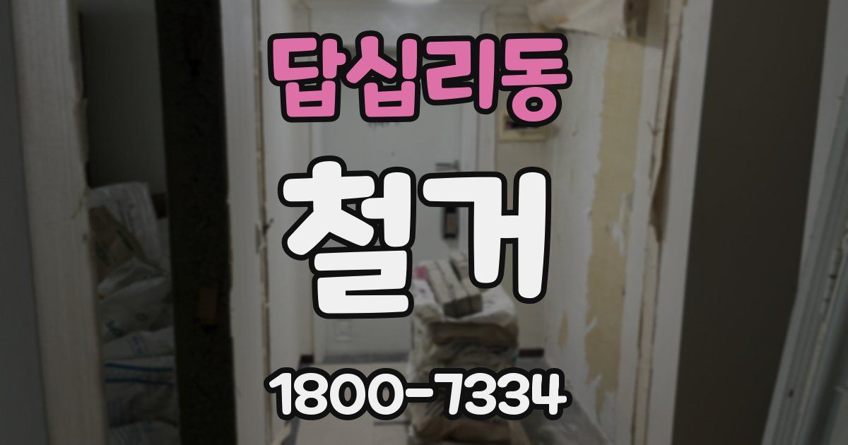 답십리동 철거