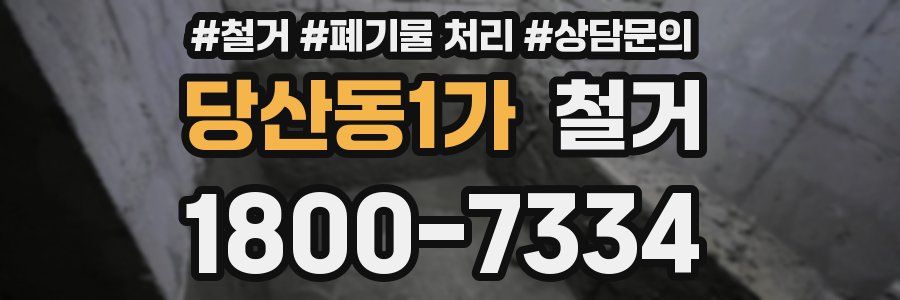 당산동1가 철거