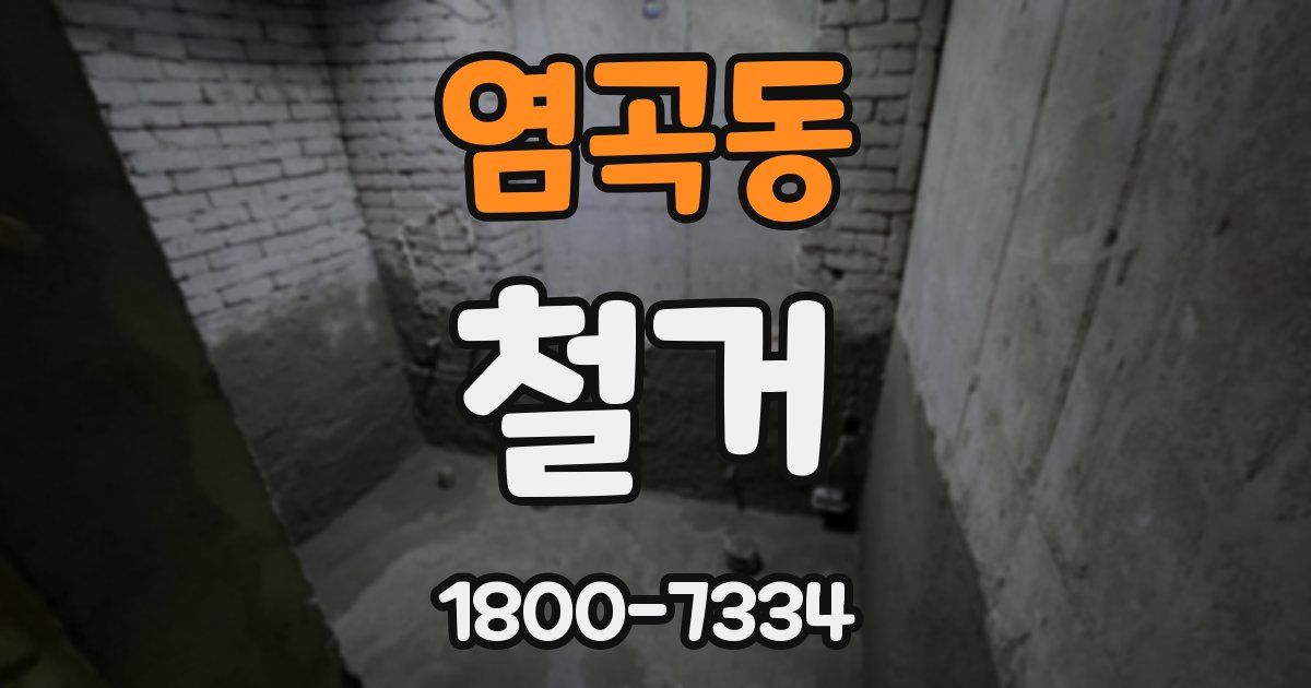 염곡동 철거