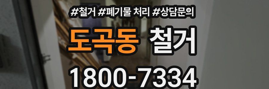도곡동 철거