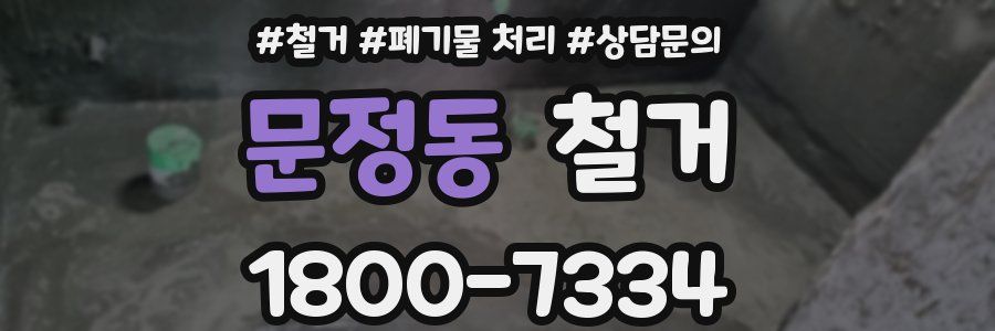 문정동 철거