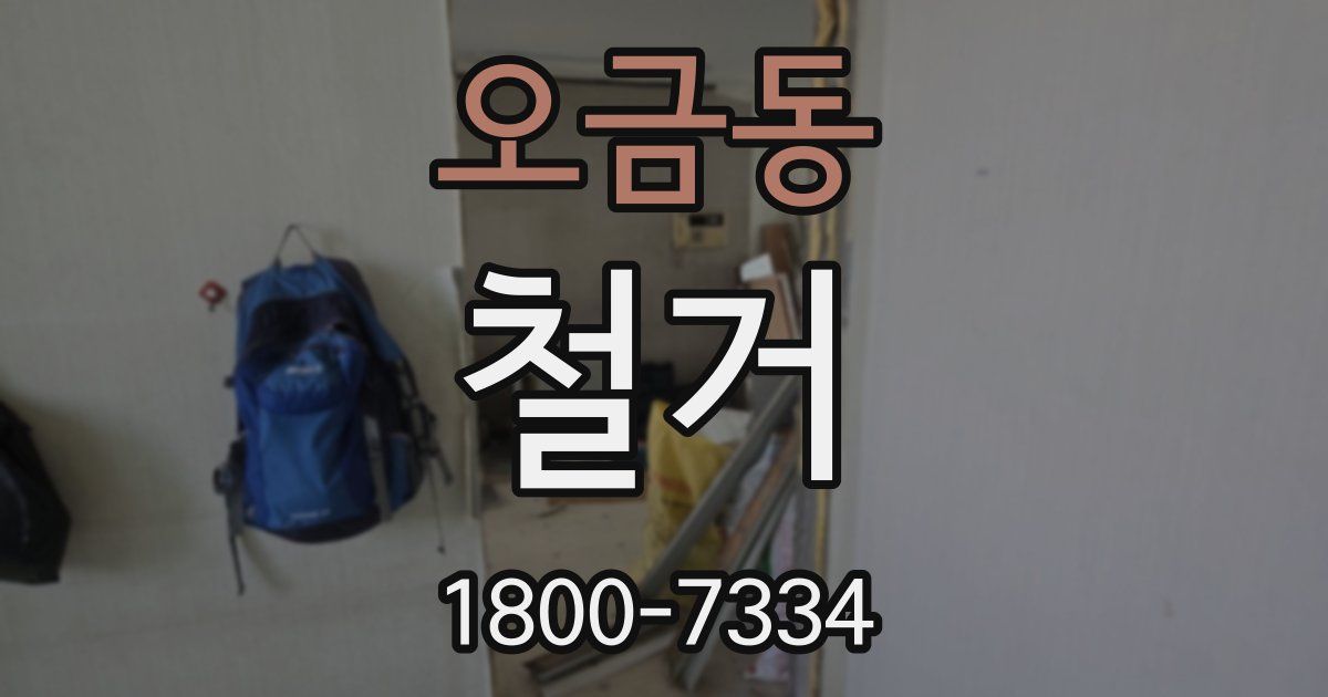 오금동 철거