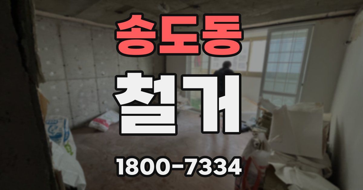 송도동 철거