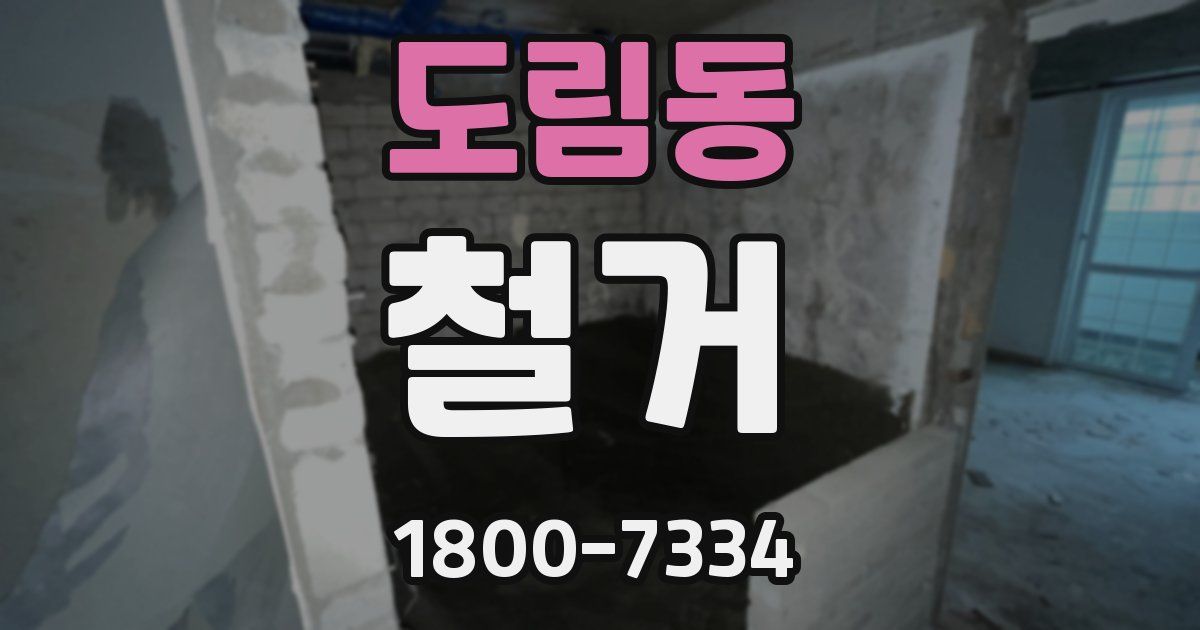 도림동 철거