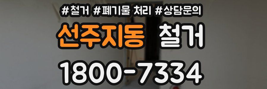 선주지동 철거