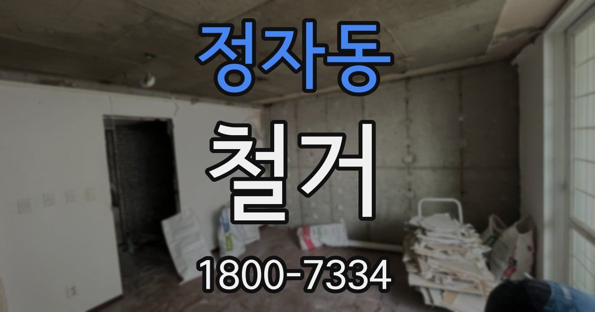 정자동 철거