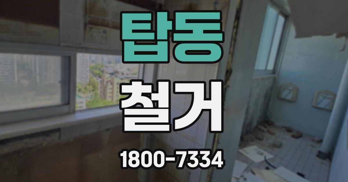 탑동 철거