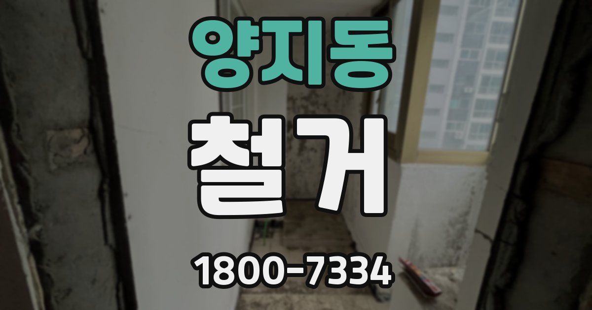 양지동 철거