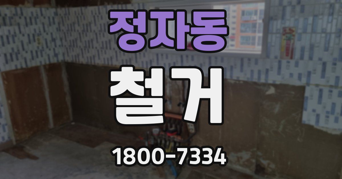 정자동 철거
