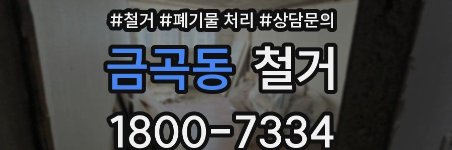 금곡동 철거