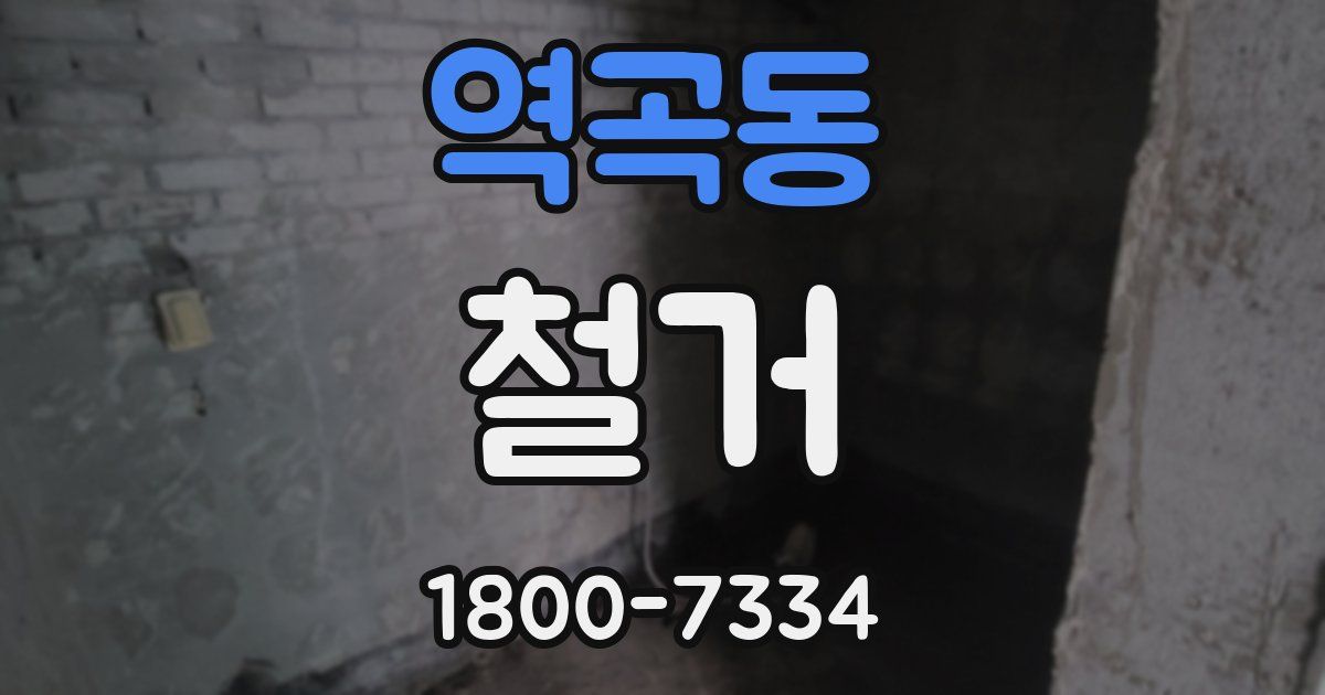 역곡동 철거