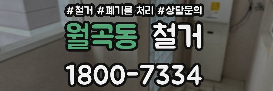 월곡동 철거