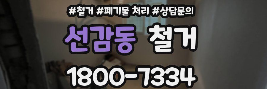 선감동 철거