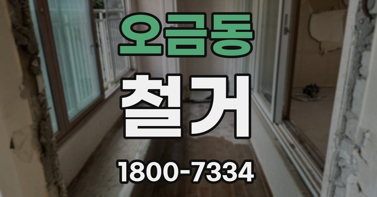 오금동 철거
