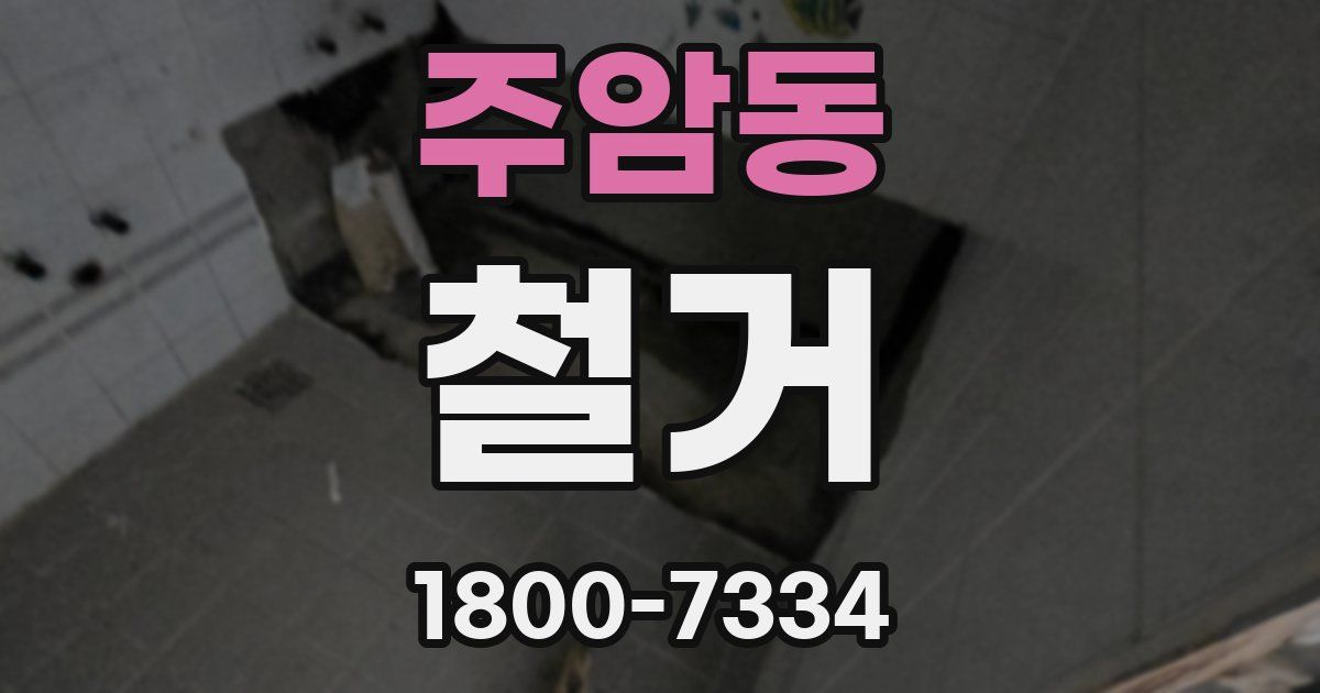 주암동 철거