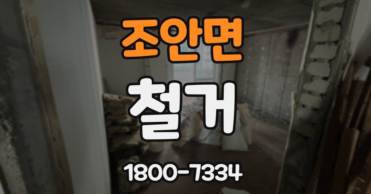 조안면 철거