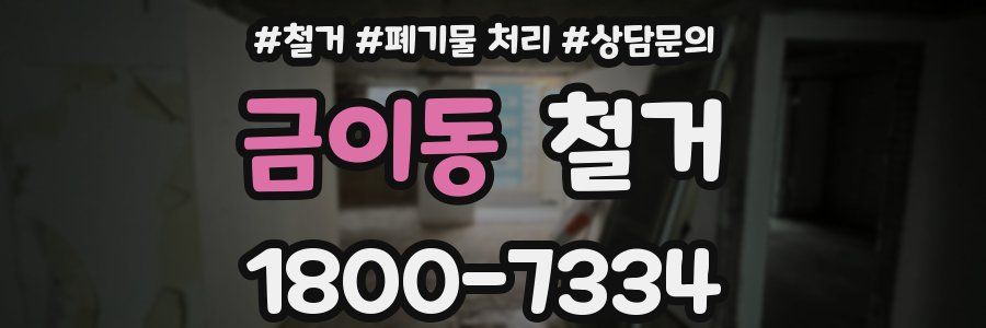 금이동 철거