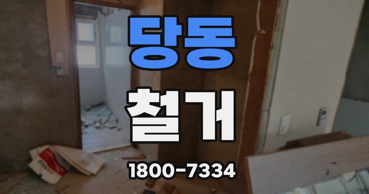 당동 철거