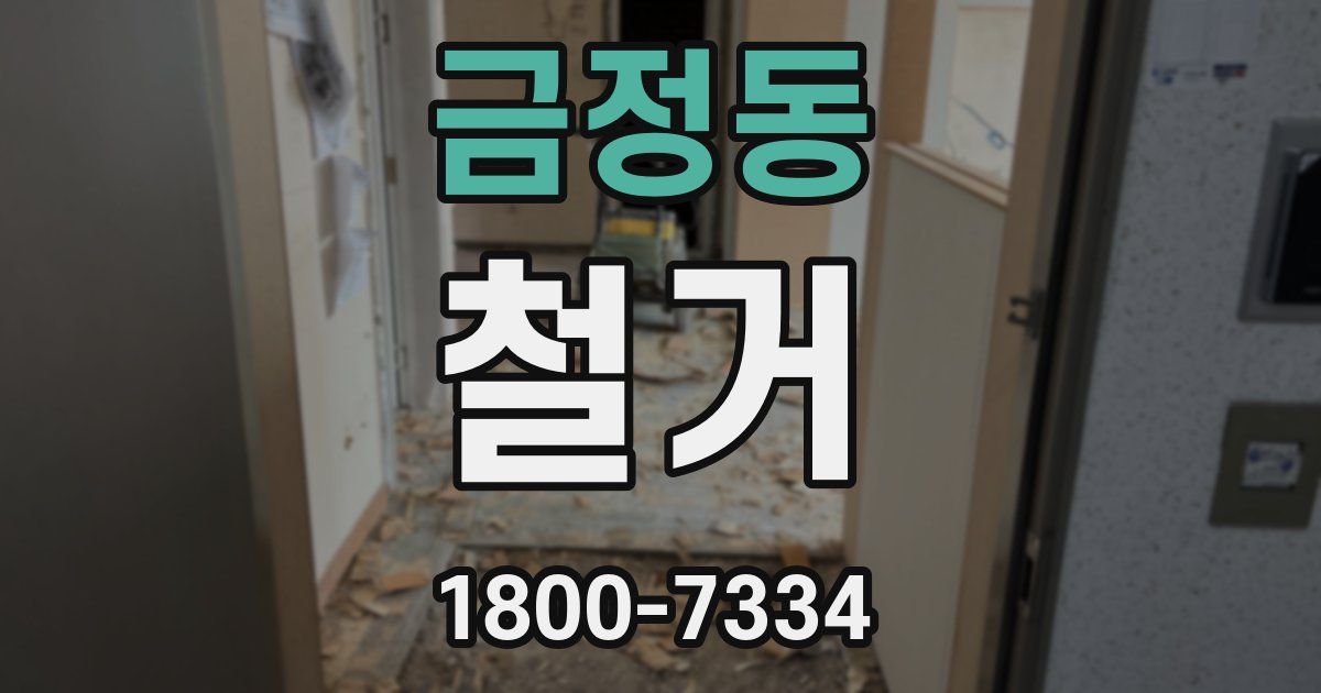 금정동 철거